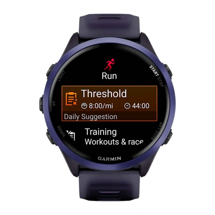 Умные часы Garmin Forerunner 570 47mm, Индиго, Ремешок фиолетовый