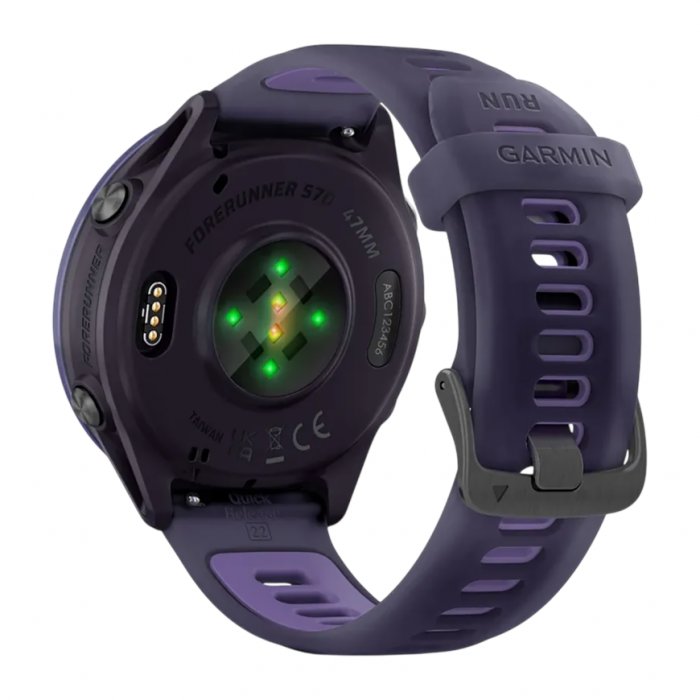 Умные часы Garmin Forerunner 570 47mm, Индиго, Ремешок фиолетовый