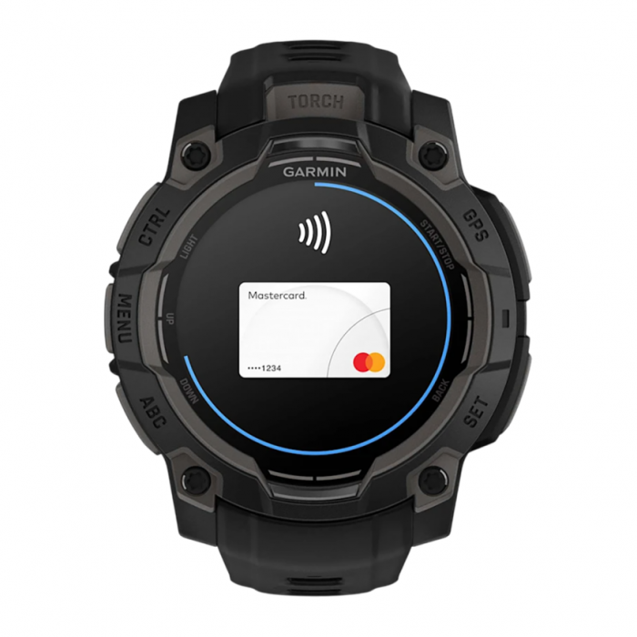 Умные часы Garmin Instinct 3 45mm Amoles Tactical Edition, Черный, Ремешок черный