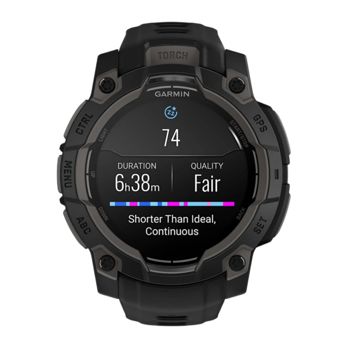 Умные часы Garmin Instinct 3 45mm Amoles Tactical Edition, Черный, Ремешок черный
