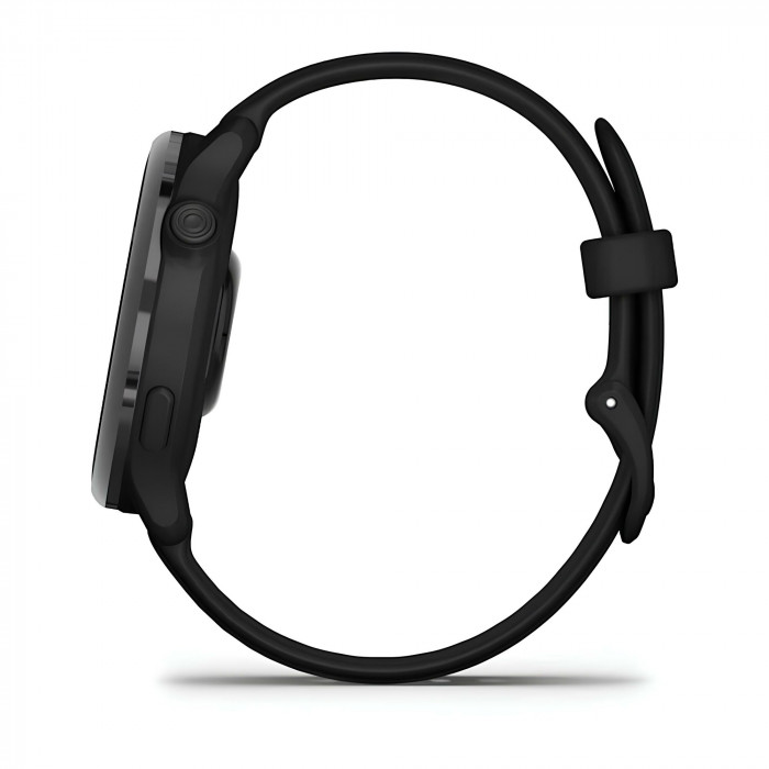 Умные часы Garmin Vivoactive 6, Темно-серый, Ремешок черный