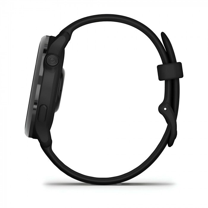 Умные часы Garmin Vivoactive 6, Темно-серый, Ремешок черный