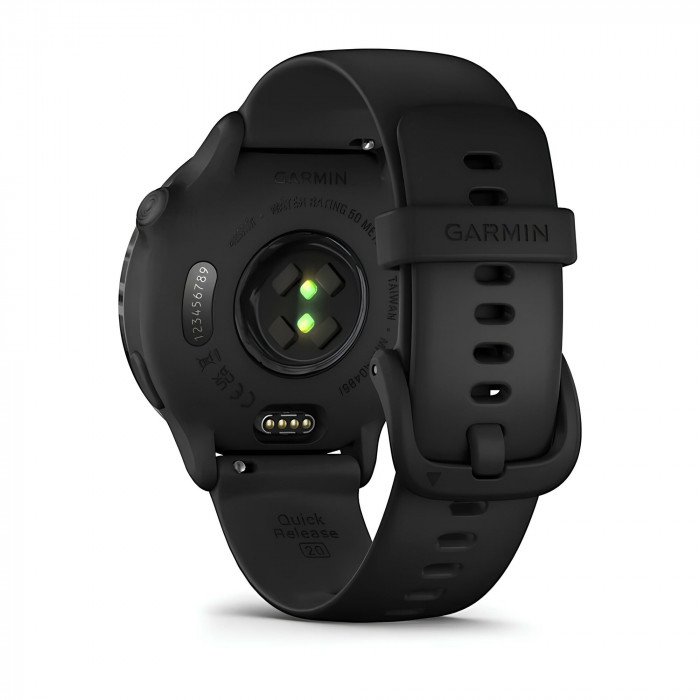 Умные часы Garmin Vivoactive 6, Темно-серый, Ремешок черный