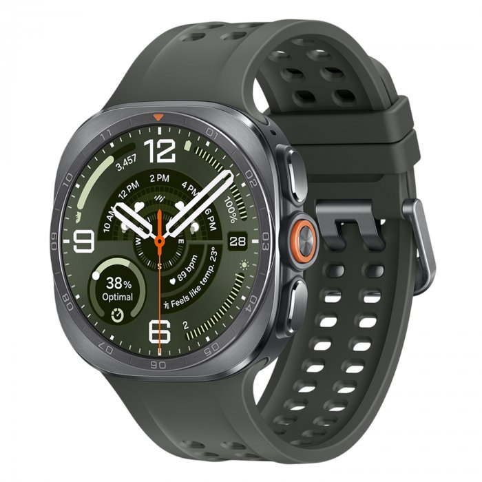 Умные часы Samsung Galaxy Watch Ultra 2 LTE 47mm, Titanium Silver Marine Band Olive