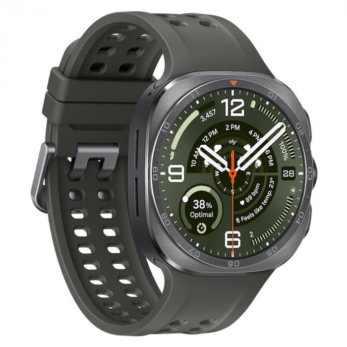 Умные часы Samsung Galaxy Watch Ultra 2 LTE 47mm, Titanium Silver Marine Band Olive