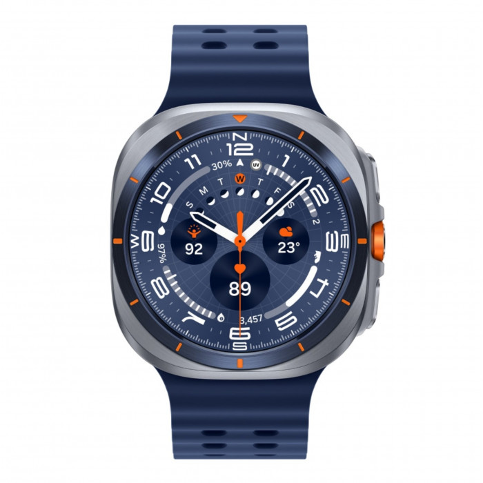 Умные часы Samsung Galaxy Watch Ultra (2025) LTE 47mm, Titanium Blue Marine Band Blue