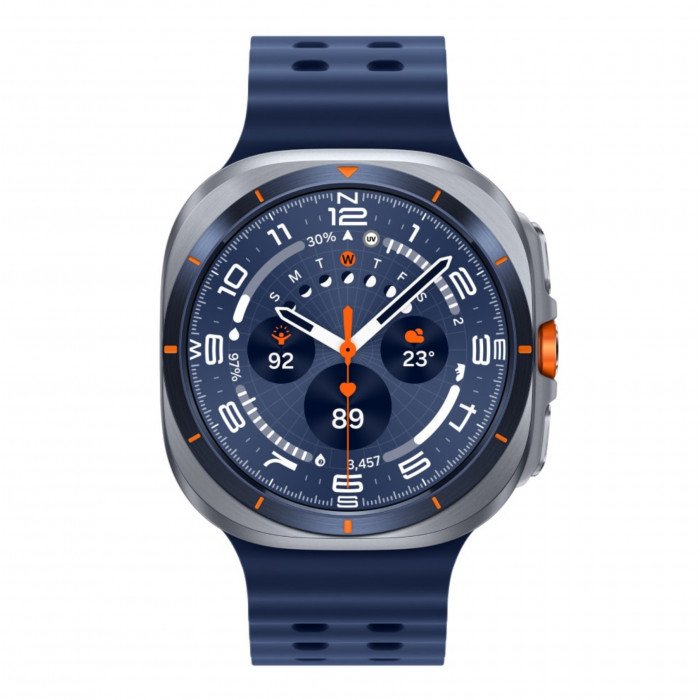 Умные часы Samsung Galaxy Watch Ultra (2025) LTE 47mm, Titanium Blue Marine Band Blue