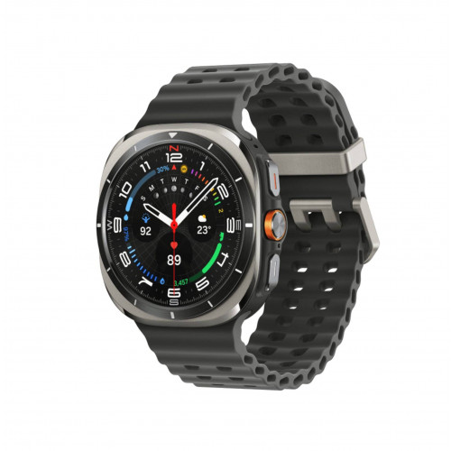 Умные часы Samsung Galaxy Watch Ultra (2025) LTE 47mm, Titanium Silver Marine Band Dark Grey