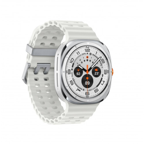Умные часы Samsung Galaxy Watch Ultra (2025) LTE 47mm, Titanium White Marine Band White