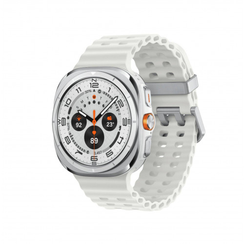 Умные часы Samsung Galaxy Watch Ultra (2025) LTE 47mm, Titanium White Marine Band White