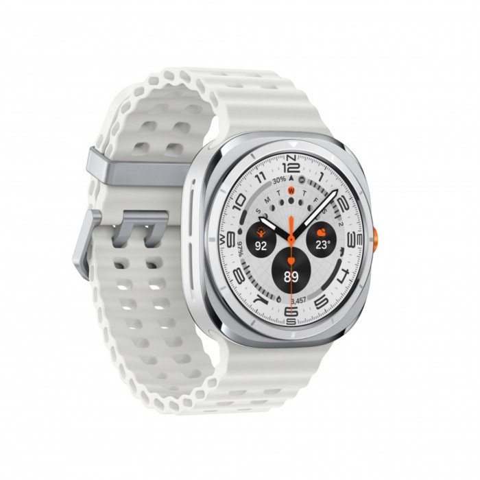 Умные часы Samsung Galaxy Watch Ultra (2025) LTE 47mm, Titanium White Marine Band White