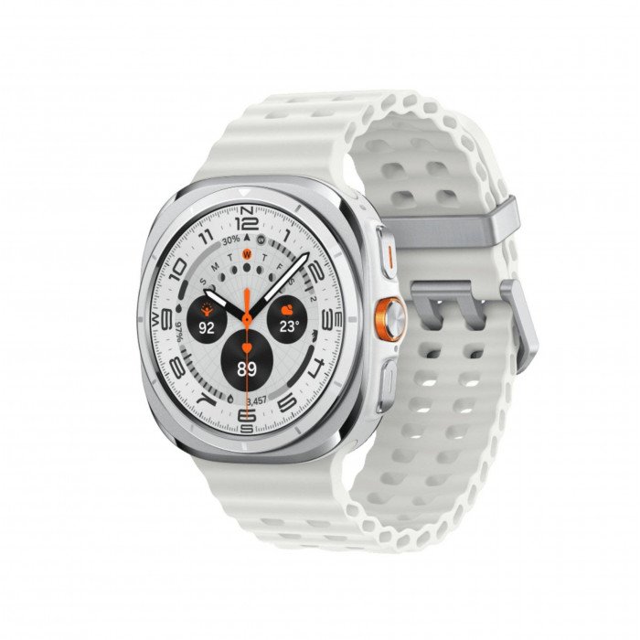 Умные часы Samsung Galaxy Watch Ultra (2025) LTE 47mm, Titanium White Marine Band White