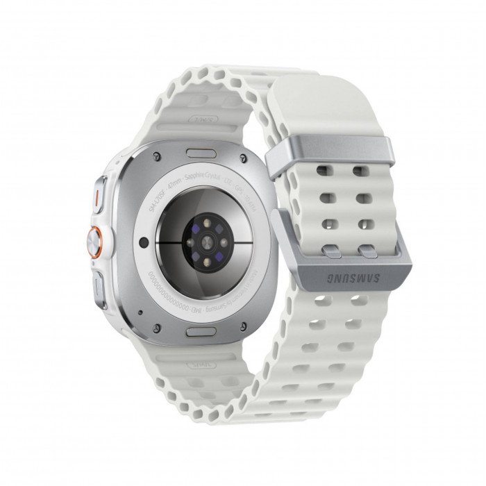 Умные часы Samsung Galaxy Watch Ultra (2025) LTE 47mm, Titanium White Marine Band White
