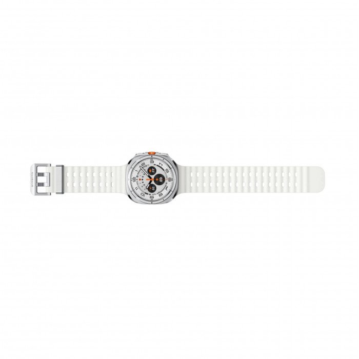 Умные часы Samsung Galaxy Watch Ultra (2025) LTE 47mm, Titanium White Marine Band White