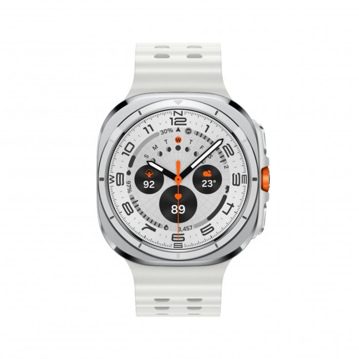 Умные часы Samsung Galaxy Watch Ultra (2025) LTE 47mm, Titanium White Marine Band White
