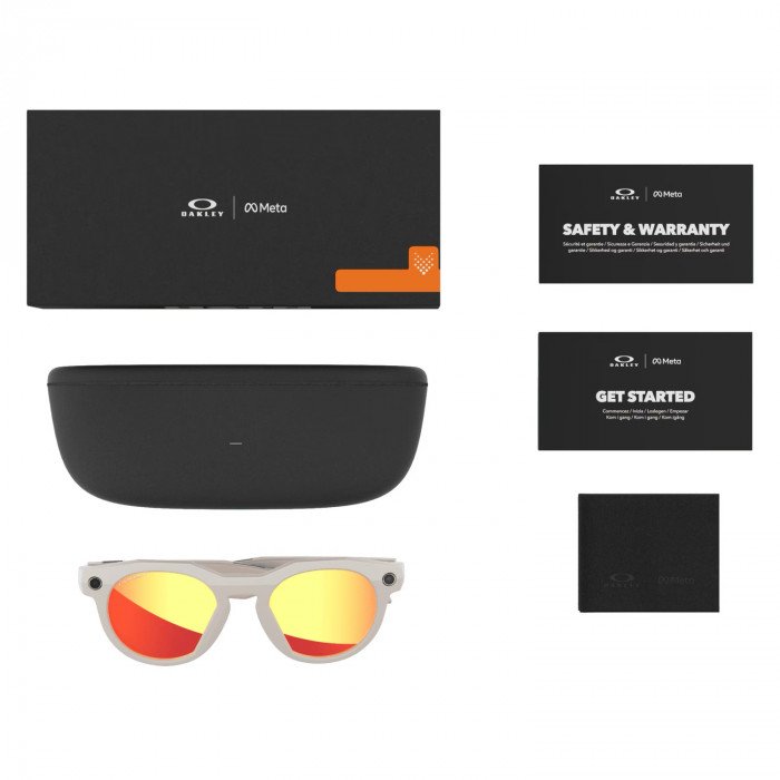 Умные очки Oakley Meta HSTN S51, Warm Grey/Prizm Ruby (OW8002)