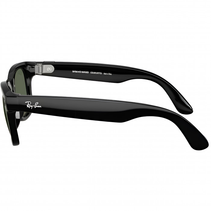 Умные очки Ray-Ban Meta Wayfarer (Gen 2) S50, Shiny Black/G-15 Green (RW4012)