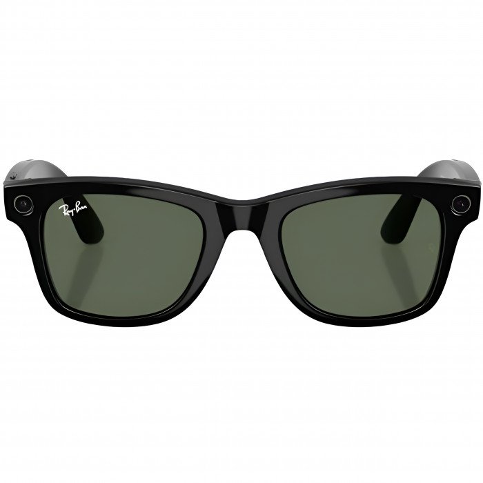 Умные очки Ray-Ban Meta Wayfarer (Gen 2) S53, Shiny Black/G-15 Green (RW4012)
