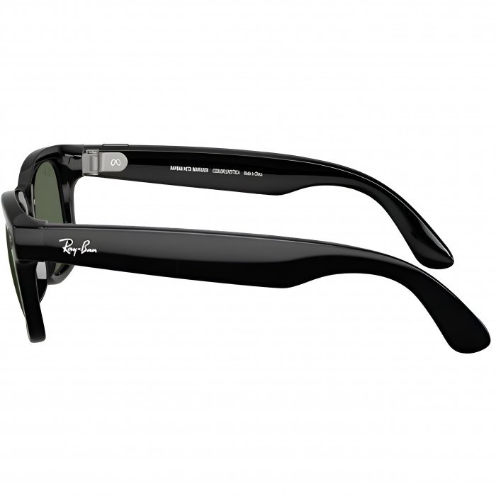 Умные очки Ray-Ban Meta Wayfarer (Gen 2) S53, Shiny Black/G-15 Green (RW4012)