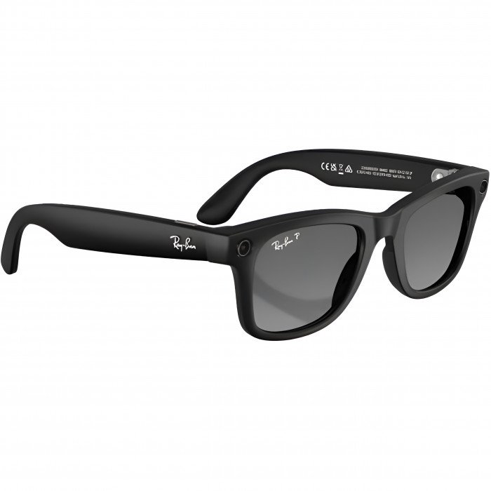 Умные очки Ray-Ban Meta Wayfarer (Gen 2) S53, Matte Black/Polarized Gradient Graphite (RW4012)