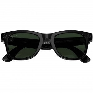 Умные очки Ray-Ban Meta Wayfarer (Gen 2) S50, Shiny Black/Transitions Graphite Green (RW4012)