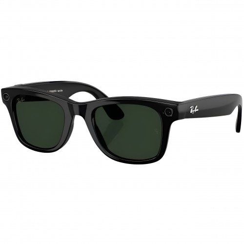 Умные очки Ray-Ban Meta Wayfarer (Gen 2) S50, Shiny Black/Transitions Graphite Green (RW4012)