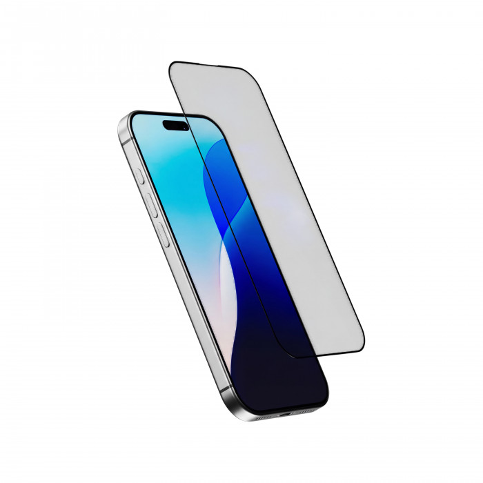 Защитное стекло Ubear Extreme 3D Shield для iPhone Air, черная рамка