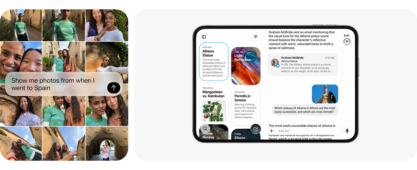 Siri AI и Apple Intelligence на iPhone Duo