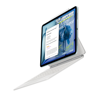 iPad Air с клавиатурой Magic Keyboard