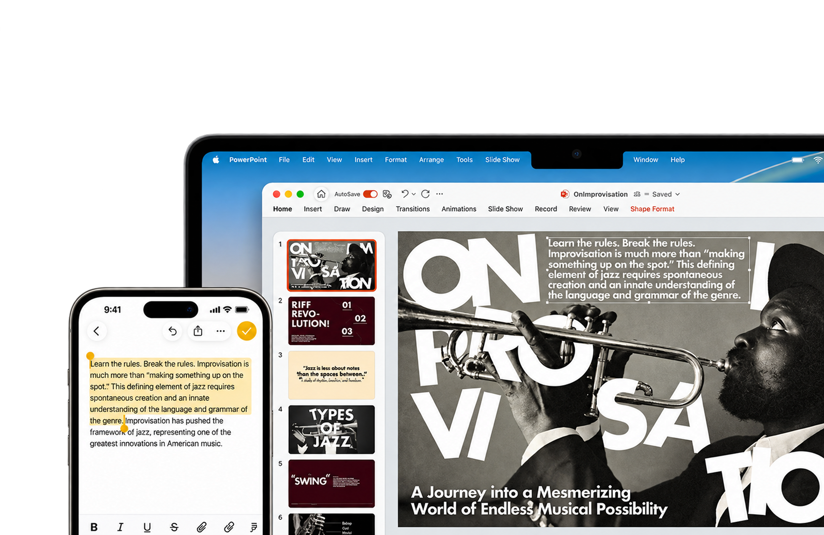 Совместная работа MacBook Air и iPhone