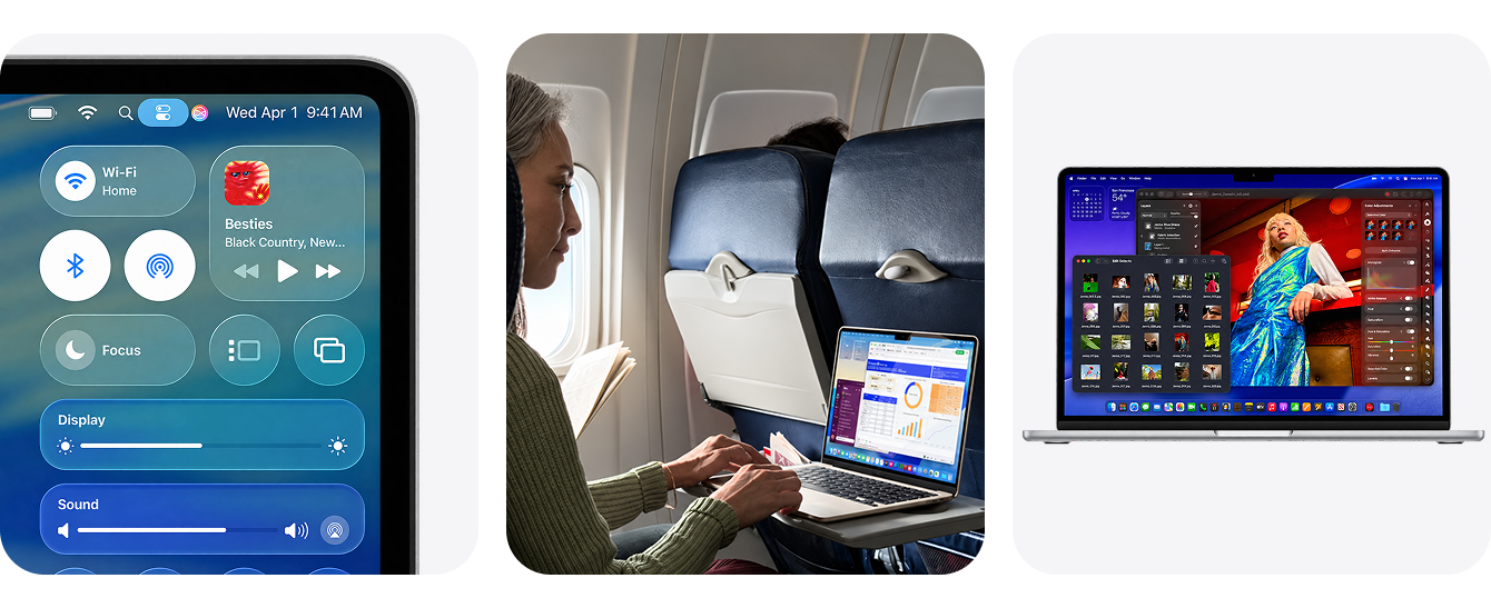 До 18 часов автономной работы MacBook Air M5